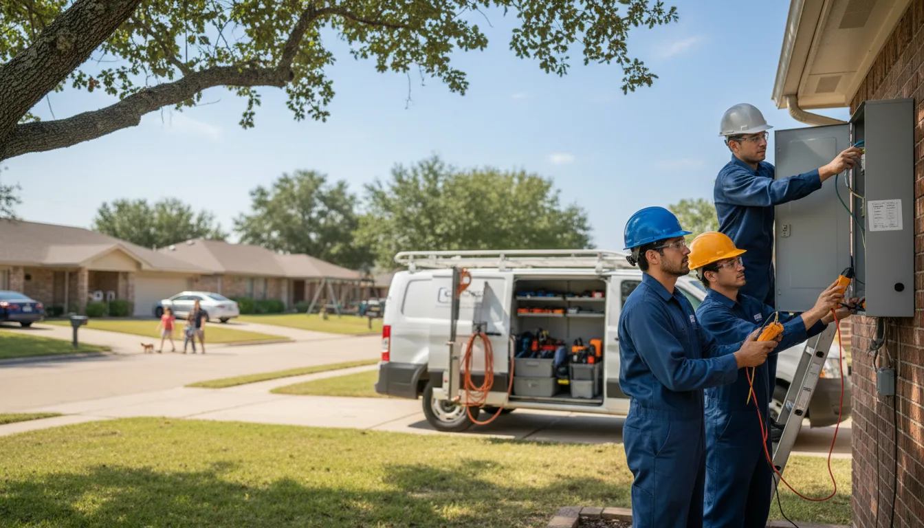Certified electrician providing emergency electrical services in Brockport, NY